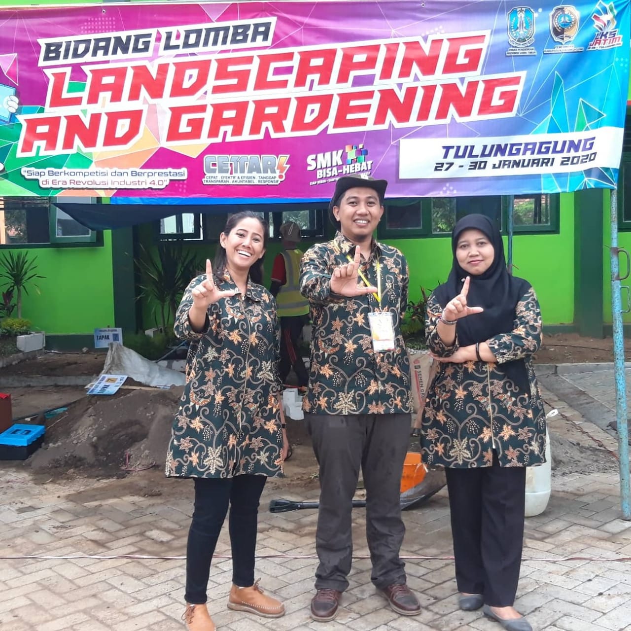 Lomba Kompetensi Siswa SMK bidang lomba Landscaping & Gardening 2020
